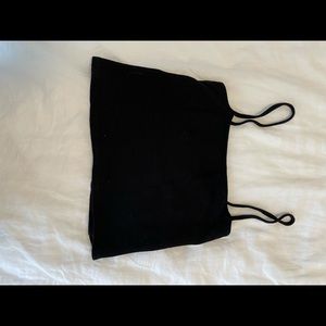 Black waffle brandy Melville tank